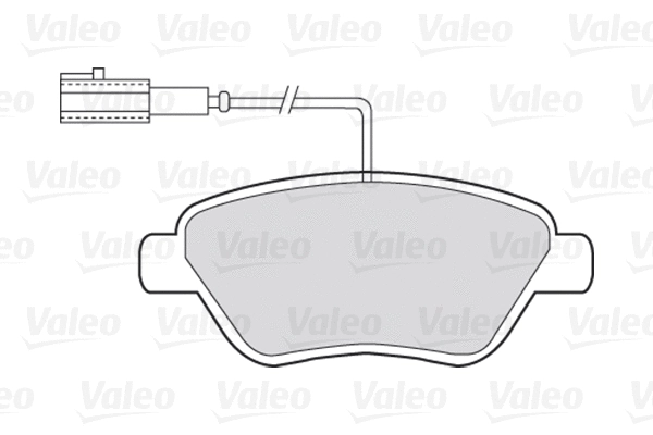 Тормозные колодки VALEO 301426 - Фото 1