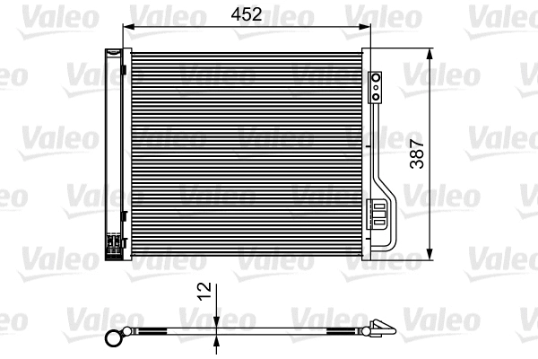 Радиатор кондиционера VALEO 814114