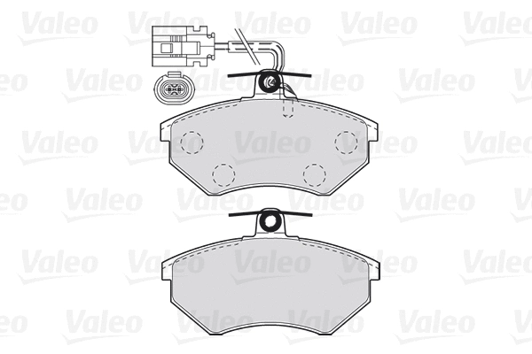 Тормозные колодки VALEO 301982 - Фото 1