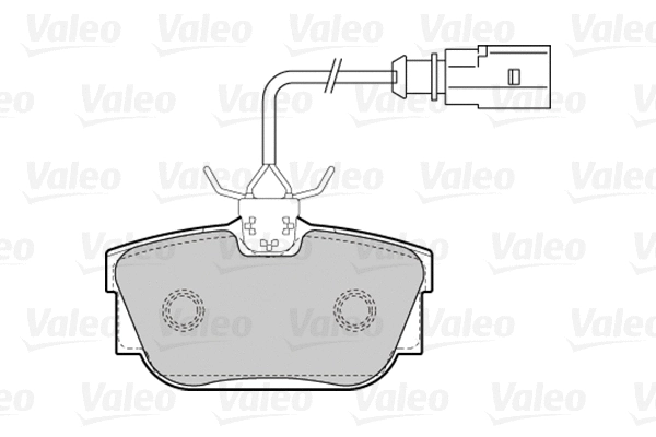 Тормозные колодки VALEO 301650 - Фото 1