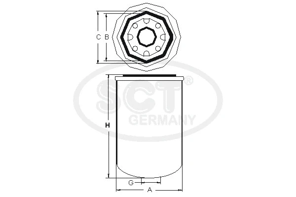 Фильтр топливный SCT STB Kit002 - Фото 1