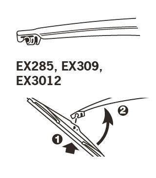Щетка стеклоочистителя TRICO EX309 TRICO EXACT FIT REAR - Фото 1