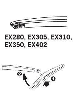 Щітка склоочисника TRICO EX402 - Фото 1