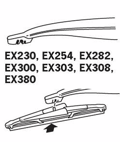 Щітка склоочисника TRICO EX308 - Фото 1