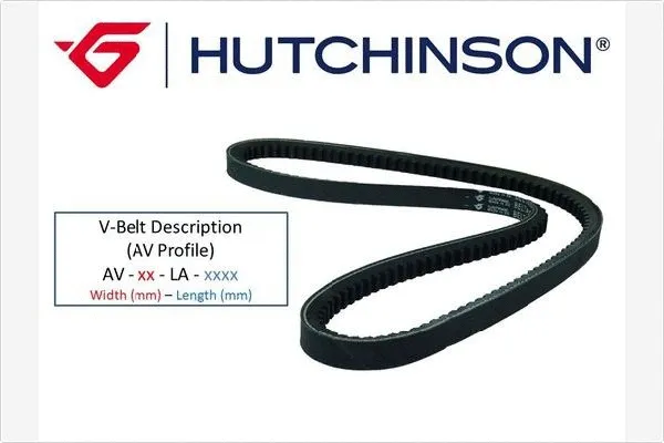 Клиновой ремень HUTCHINSON AV 13 La 1125