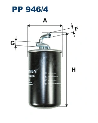 Топливный фильтр FILTRON PP946/4