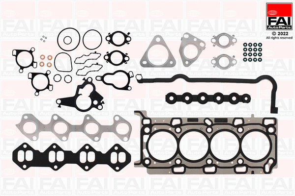 Комплект прокладок головки блока цилиндров (ГБЦ) FAI AutoParts HS1450