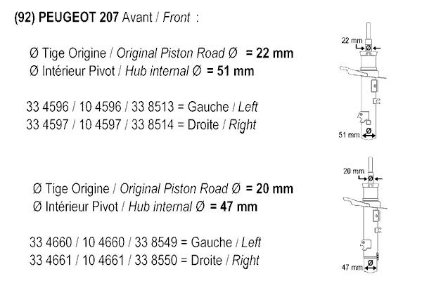 Амортизатор RECORD FRANCE 214596 SUPER