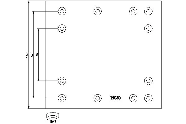 Тормозные колодки DON RW34351A7329