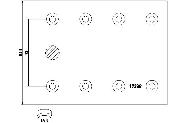 Тормозные колодки DON MP302S7115