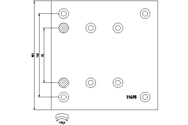 Тормозные колодки DON MP322A7100