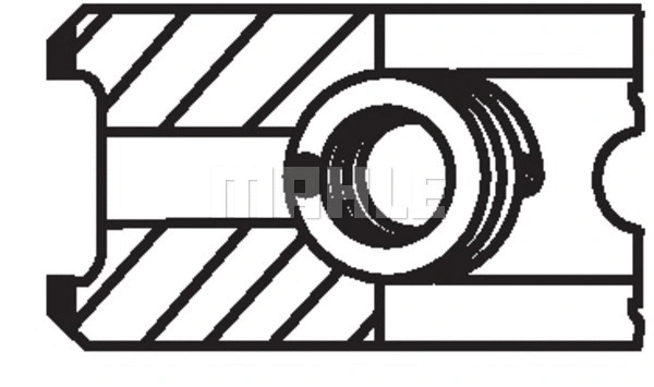 Поршневые кольца MAHLE ORIGINAL 001 92 N1