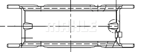 Вкладыши коренные MAHLE ORIGINAL 001 FL 10328 000