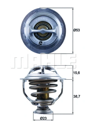 Термостат MAHLE ORIGINAL TX 123 95D