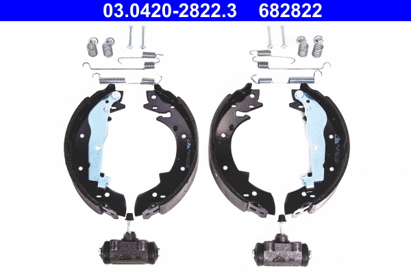 Тормозные колодки ATE 03.0420-2822.3 Original ATE Kit