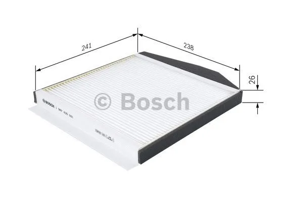 Фильтр салона BOSCH 1 987 435 061 - Фото 3