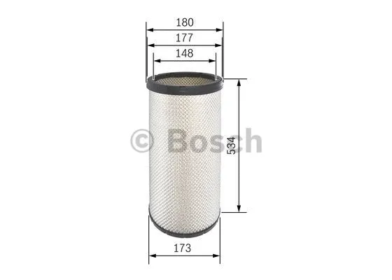 Фільтр додаткового повітря BOSCH F 026 400 278 - Фото 3