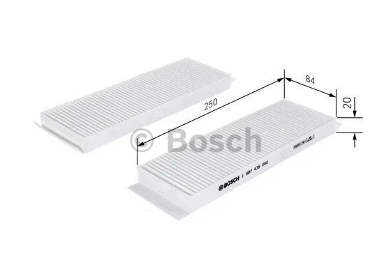 Фильтр салона BOSCH 1 987 435 050 - Фото 3