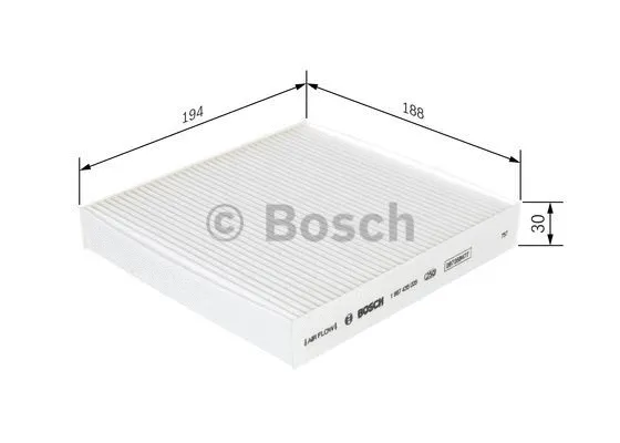 Фильтр салона BOSCH 1 987 435 005 - Фото 4