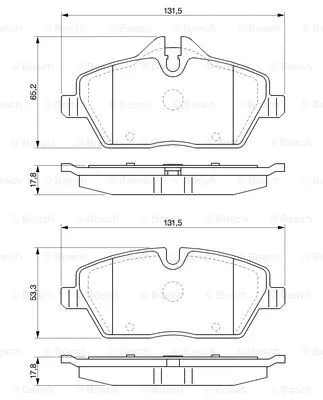 Гальмівні колодки BOSCH 0 986 424 819