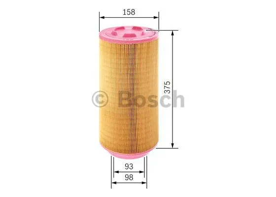Воздушный фильтр BOSCH F 026 400 252 - Фото 3