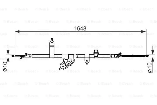Трос ручника BOSCH 1 987 482 442