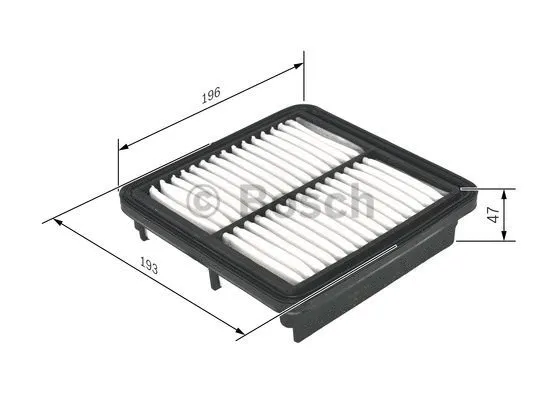 Воздушный фильтр BOSCH F 026 400 352 - Фото 3