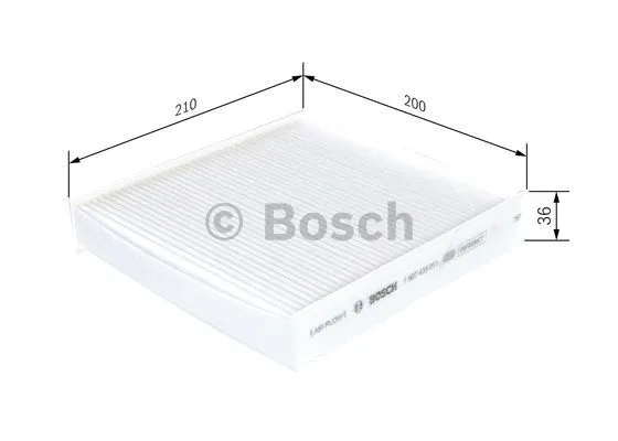 Фильтр салона BOSCH 1 987 435 011 - Фото 3