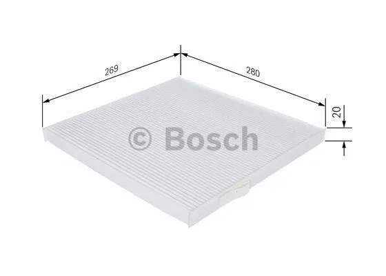 Фильтр салона BOSCH 1 987 432 237 - Фото 3