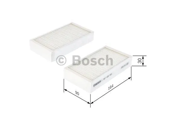 Фильтр салона BOSCH 1 987 435 055 - Фото 2