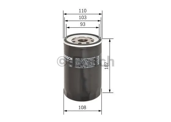 Масляный фильтр BOSCH F 026 407 131 - Фото 1