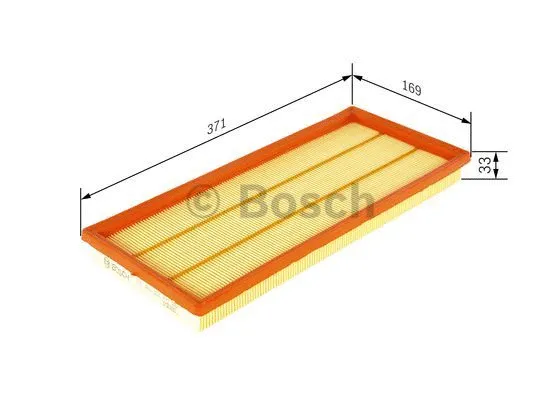 Воздушный фильтр BOSCH F 026 400 326 - Фото 1