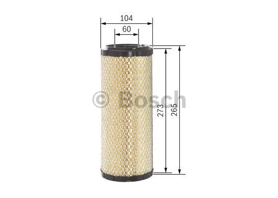 Повітряний фільтр BOSCH F 026 400 319 - Фото 3