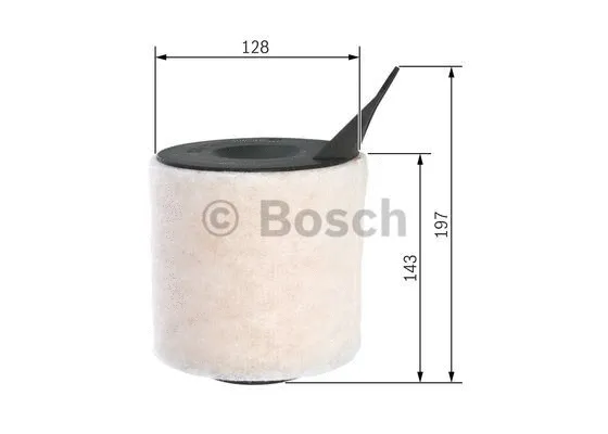 Воздушный фильтр BOSCH F 026 400 095 - Фото 1