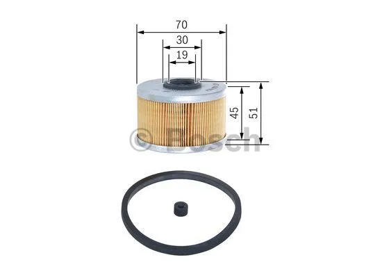 Топливный фильтр BOSCH 1 457 431 700 - Фото 3