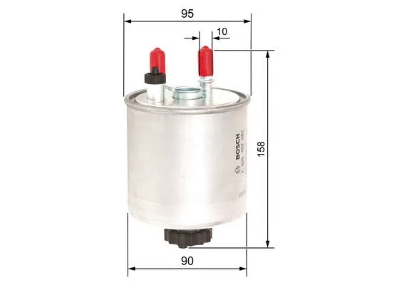 Топливный фильтр BOSCH F 026 402 803 - Фото 3