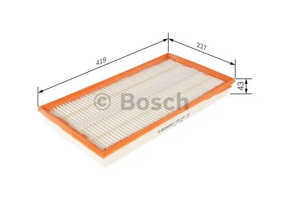 Воздушный фильтр BOSCH F 026 400 312 - Фото 3