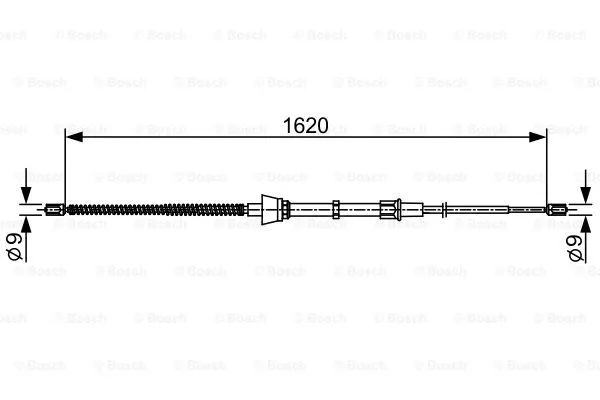 Трос ручника BOSCH 1 987 482 448