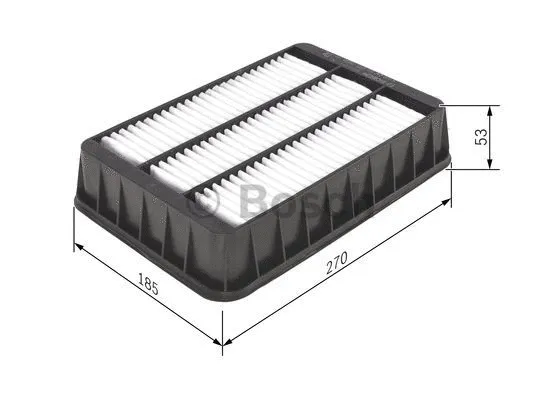 Воздушный фильтр BOSCH F 026 400 200 - Фото 1
