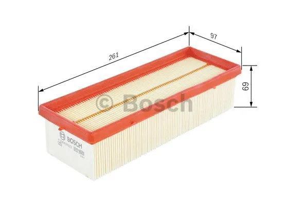 Воздушный фильтр BOSCH F 026 400 323 - Фото 2