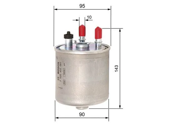 Топливный фильтр BOSCH F 026 402 804 - Фото 4