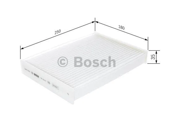 Фильтр салона BOSCH 1 987 435 010 - Фото 3