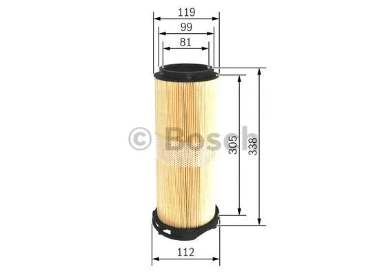 Воздушный фильтр BOSCH F 026 400 214 - Фото 2
