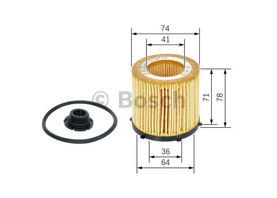 Масляний фільтр BOSCH F 026 407 178 - Фото 2