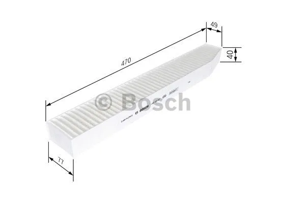 Фильтр салона BOSCH 1 987 435 007 - Фото 2