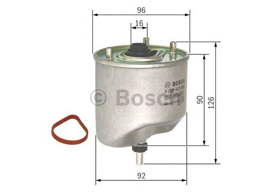 Топливный фильтр BOSCH F 026 402 862 - Фото 4
