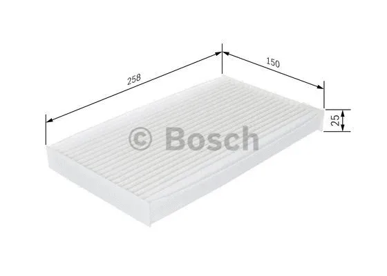 Фильтр салона BOSCH 1 987 432 267 - Фото 2