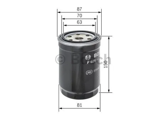 Топливный фильтр BOSCH F 026 402 127 - Фото 4