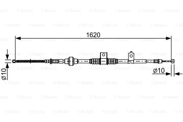 Трос ручника BOSCH 1 987 482 521