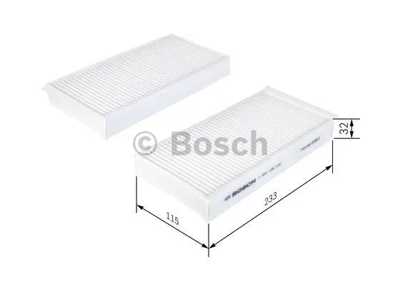Фильтр салона BOSCH 1 987 435 046 - Фото 4